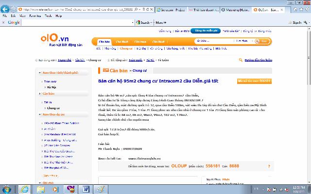 Dự án Intracom 2 chưa triển khai, rao bán như thường 